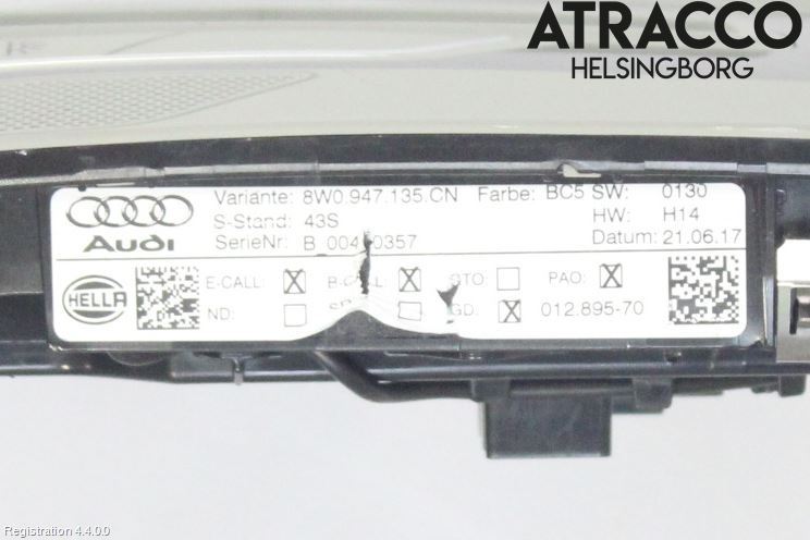 Audi A4/S4 B9 16-19 Innr Taklys
