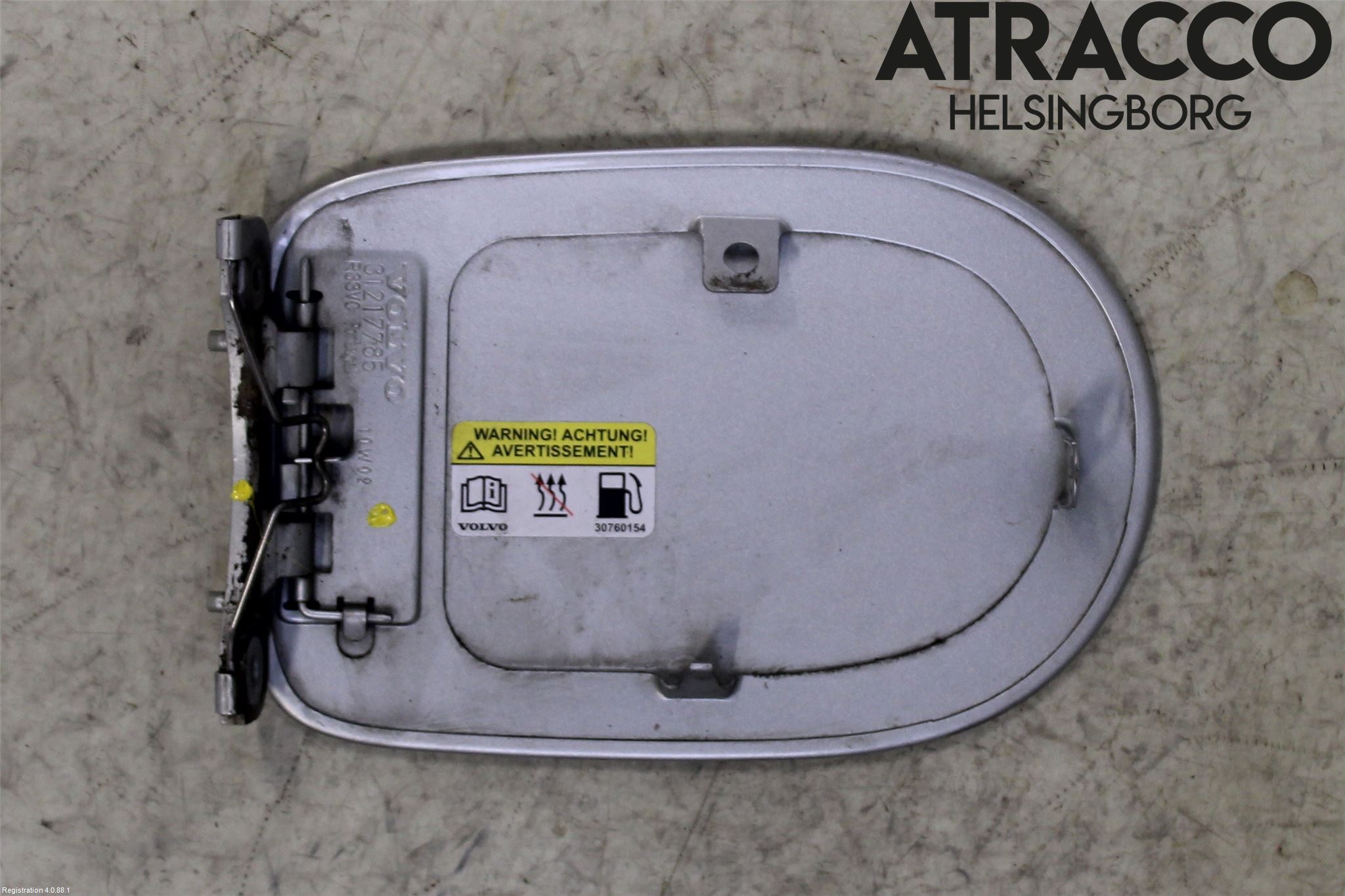 Volvo C30 07-10 Drivstoff Tankluke