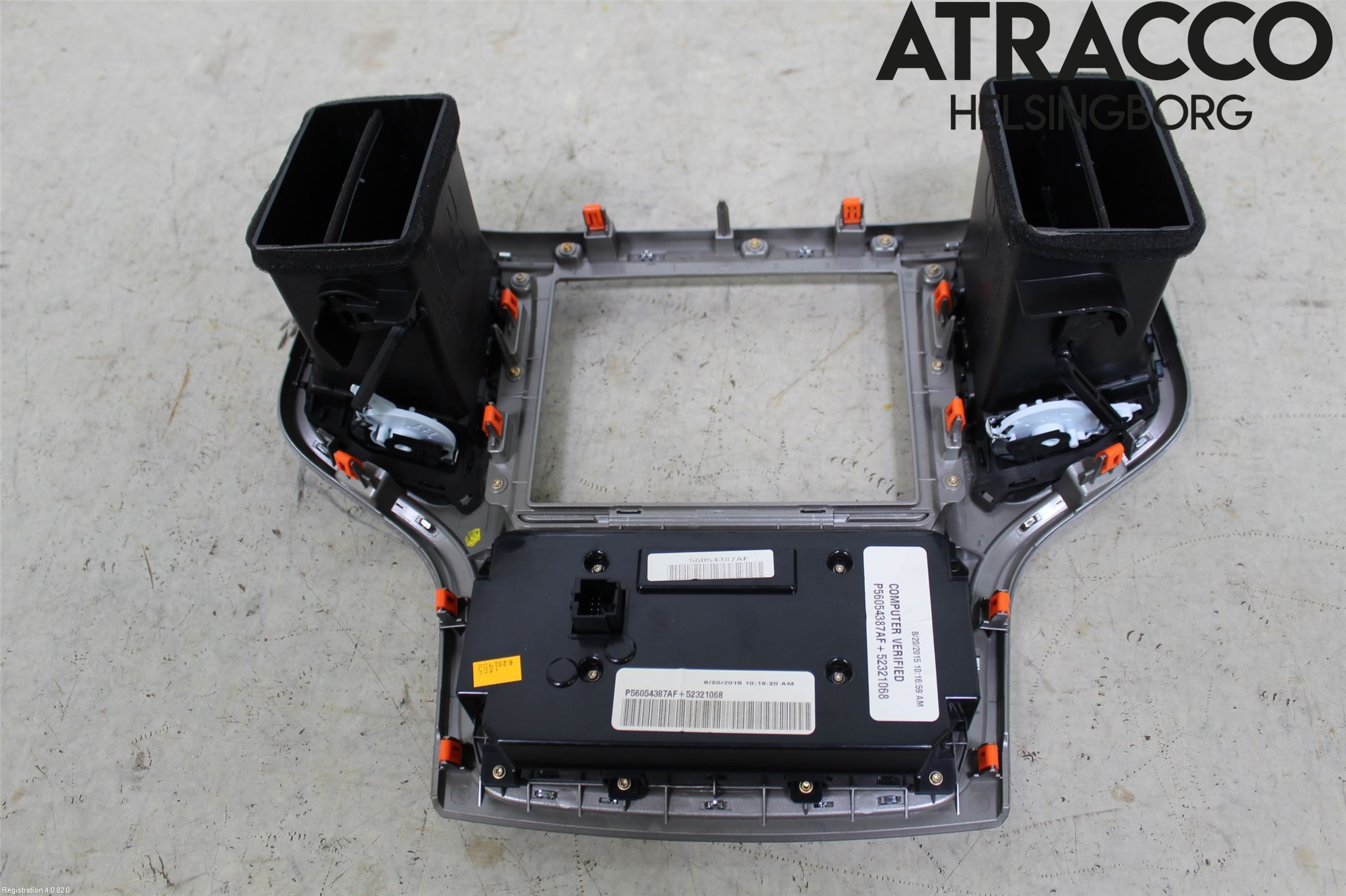 Jeep GRAND CHEROKEE 10-20 Varme Ac Betjening-Display