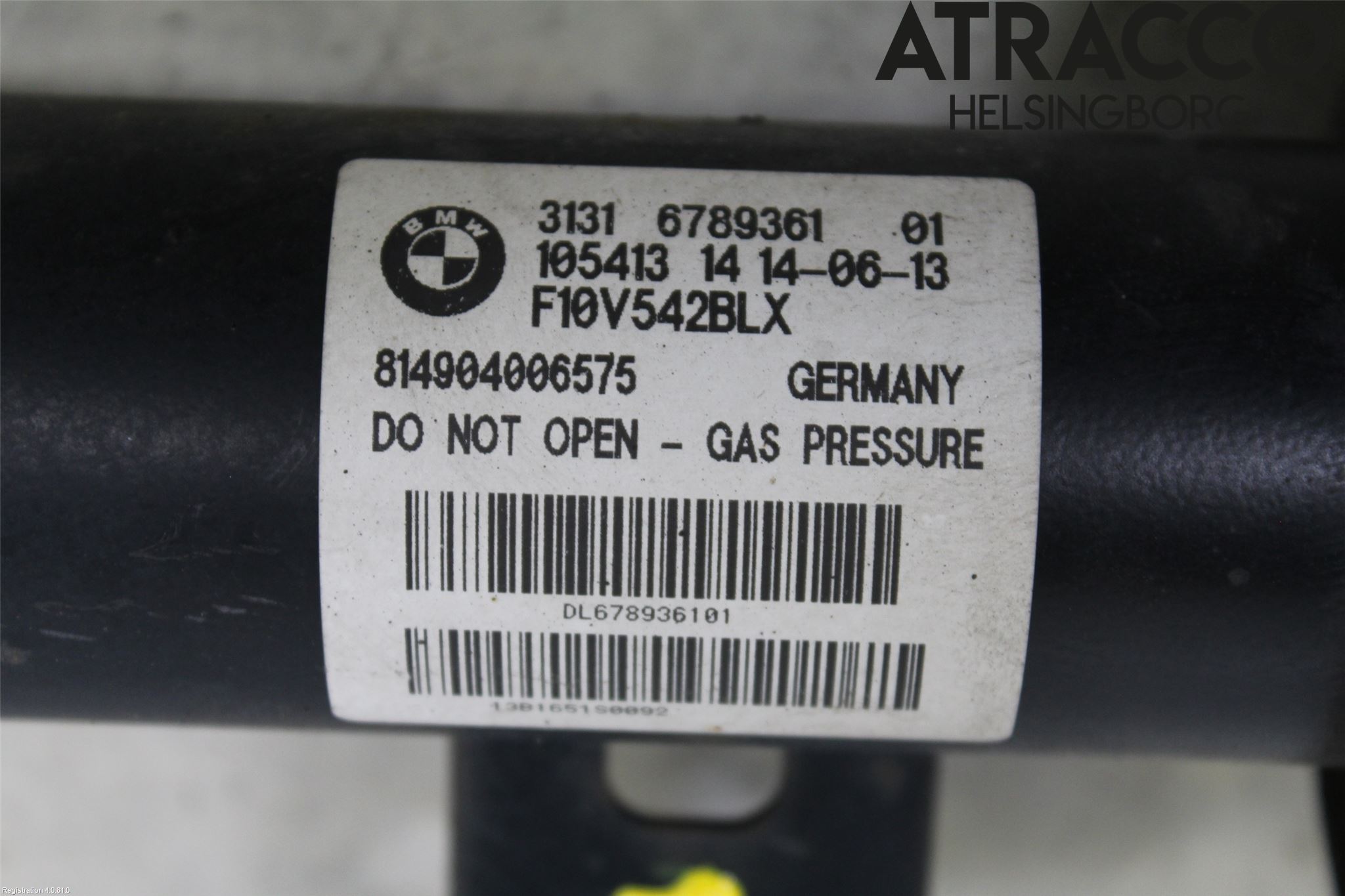 BMW 5 F10/F11/F18 09-17 Fjærbein Foran Venstre
