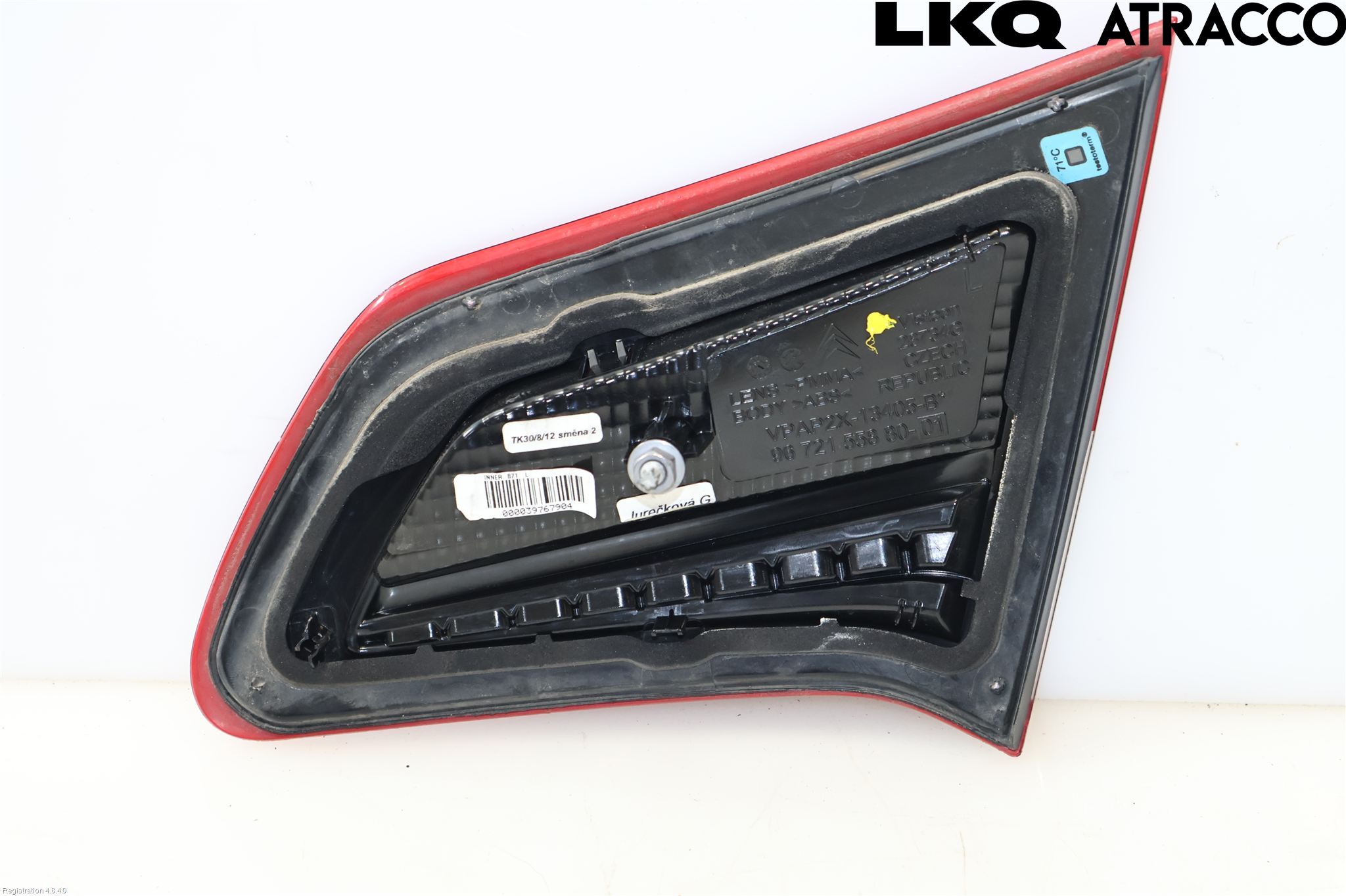 Citroen C4 II 11-18 Baklykt Venstre  På Luke(Indre