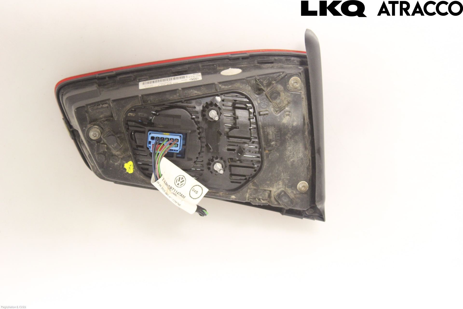 Volkswagen VW PASSAT 15-19 Baklykt Høyre  På Luke(Indre)