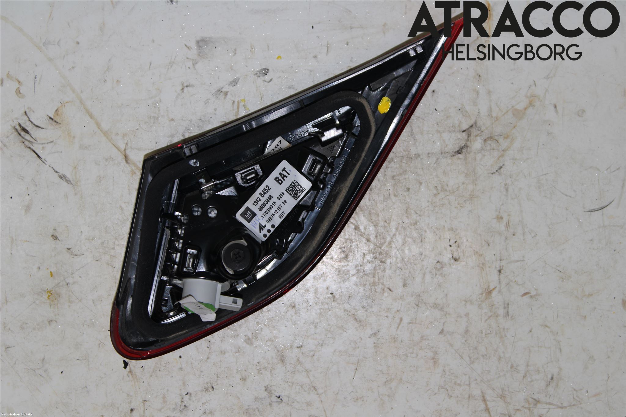 Opel CORSA E 15-19 Baklykt Høyre  På Luke(Indre)
