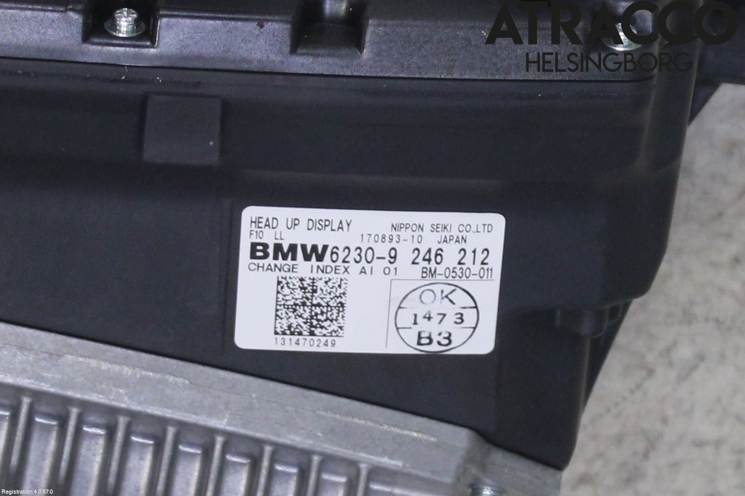 BMW 5 F10/F11/F18 09-17 Instr Kombinert