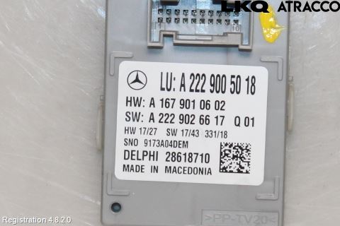 Mercedes-Benz MB AMG GT (C190/R190) 14-22 Styreenhet Øvrig