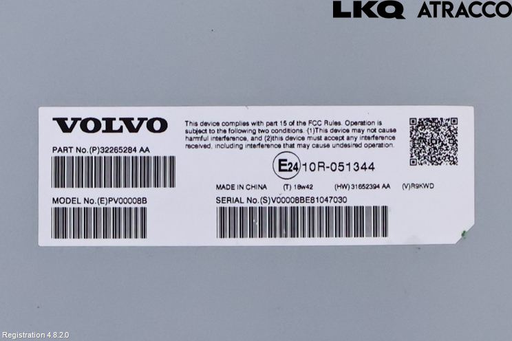 Volvo V60 19- Stereo Forsterker