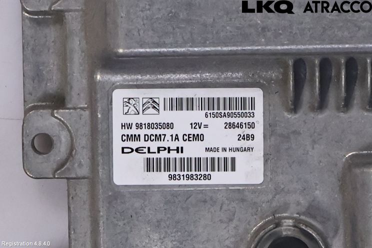 Peugeot 508 19- Styreenhet Dieselpumpe