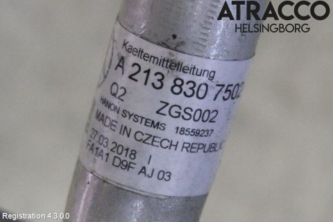 Mercedes-Benz MB E-KLASS (W213) 16-23 Varme Ac Slange - Rør