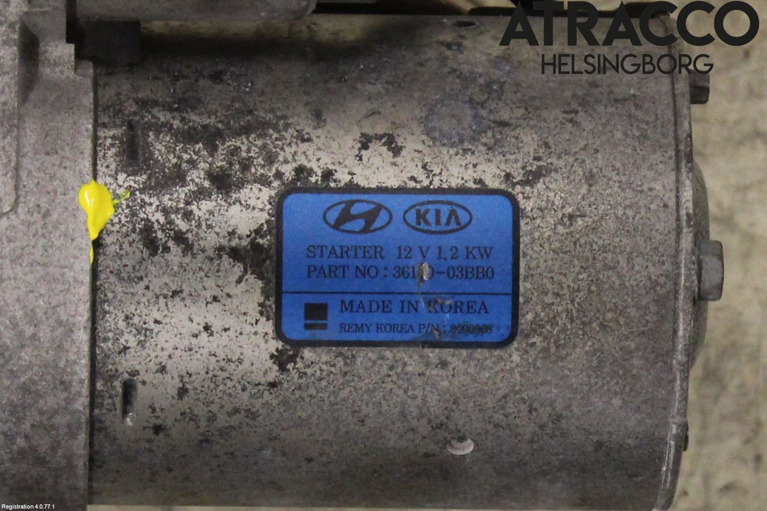 Kia PICANTO 12-17 Startmotor