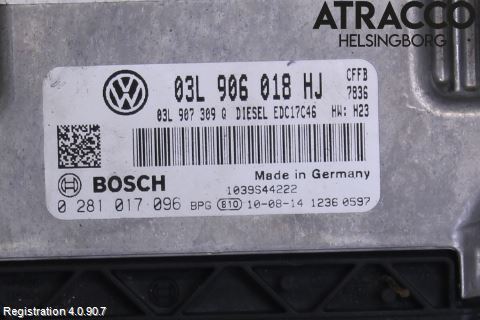 Volkswagen VW SHARAN 11- Styreenhet Dieselpumpe
