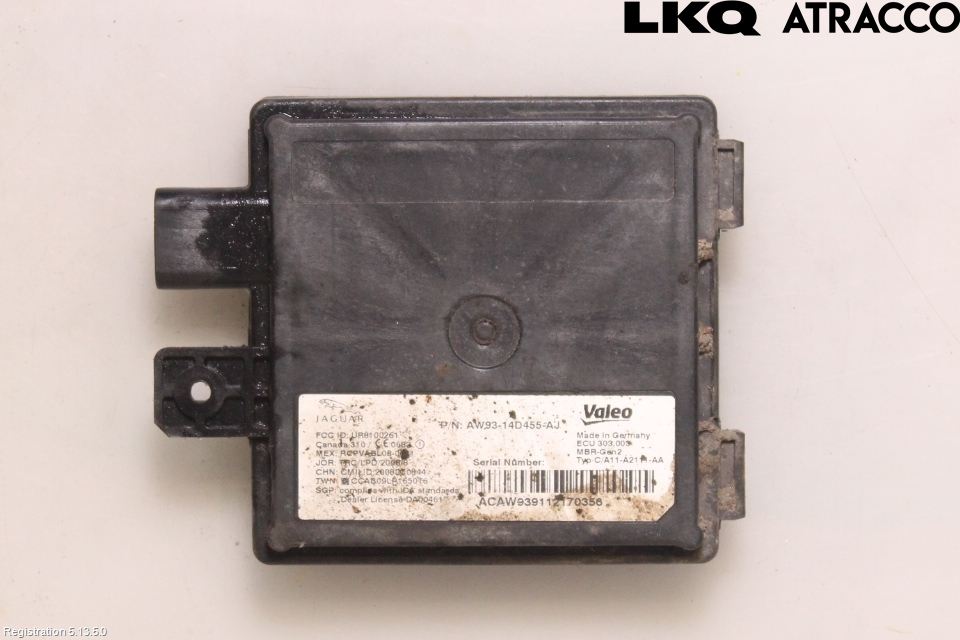 Jaguar XJ X351        10- Sensor Kollisjonsbeskyttelse