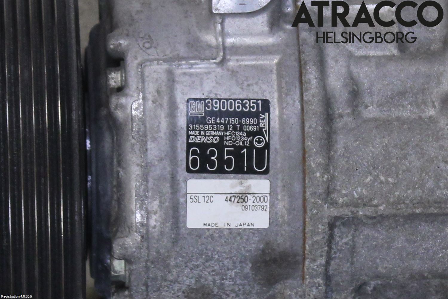 Opel CORSA E 15-19 Varme Ac Kompressor
