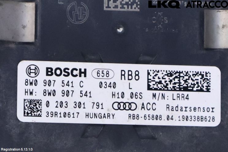 Audi A4 ALLROAD 17- Sensor Fartsbegrensning