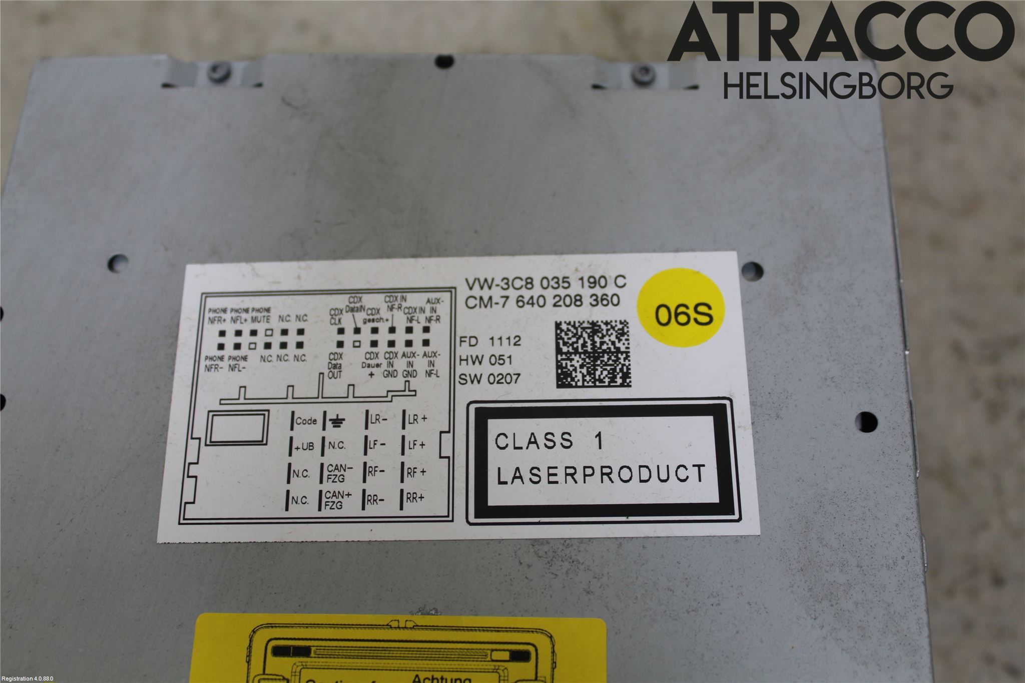 Volkswagen VW TIGUAN 07-16 Stereo Radio Med Cd