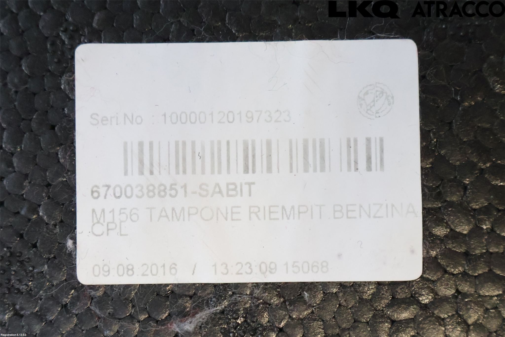 Maserati QUATTROPORTE Innr Bagasjeromkledsel