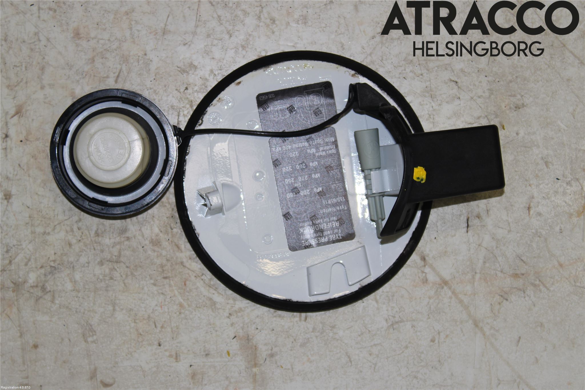 Opel CORSA D 07-14 Drivstoff Tankluke