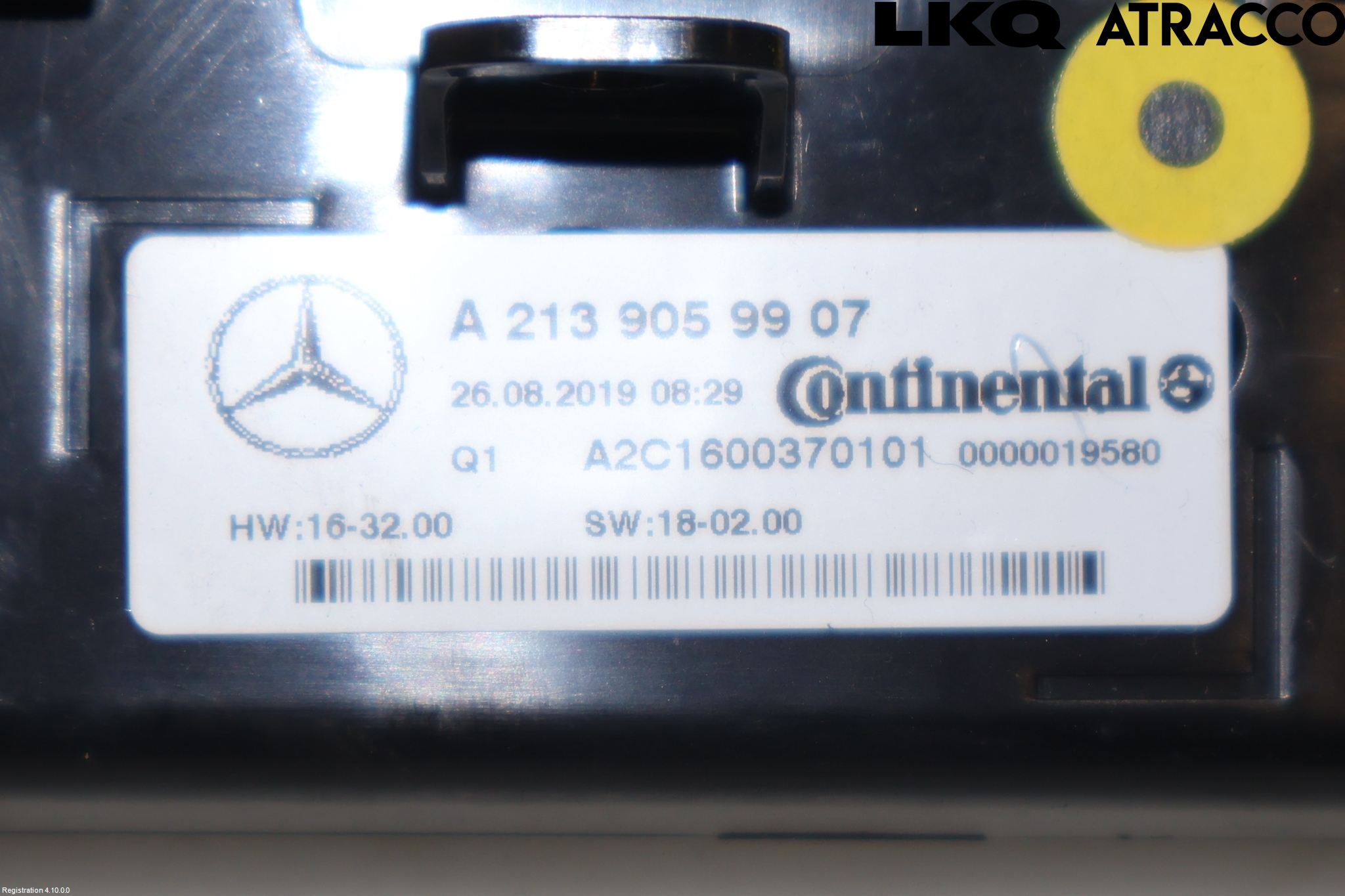 Mercedes-Benz MB E-KLASS (W213) 16-23 Varme Ac Betjening-Display