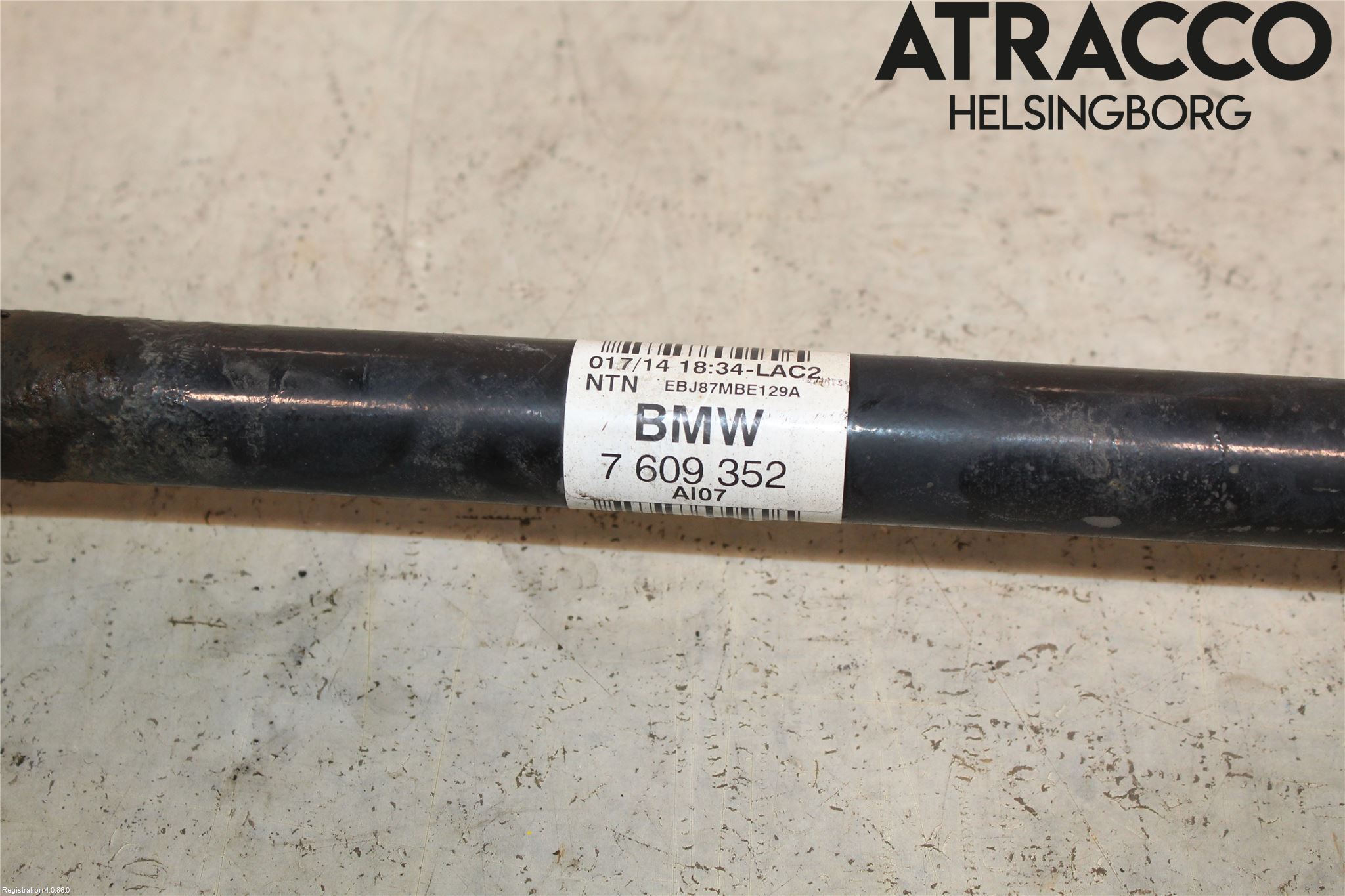 BMW 4 F32/F33/F82/F83 13-20 Drivaksel Bak Kompl Høyre