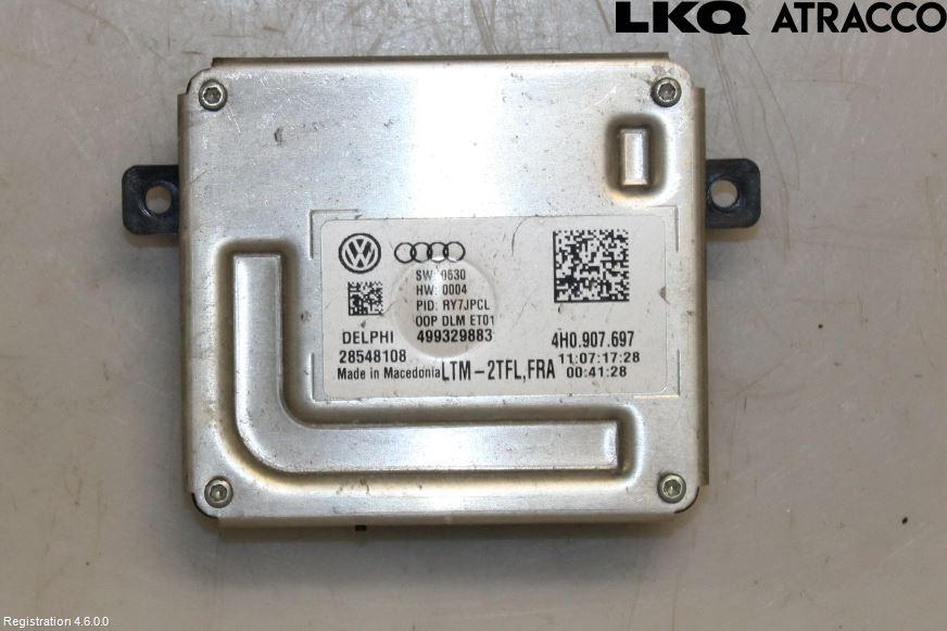 Audi A8/S8 4H 10-17 Styreenhet Xenon