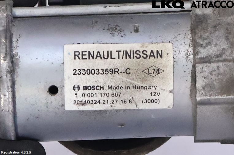 Nissan X-TRAIL 14-21 Startmotor Diesel