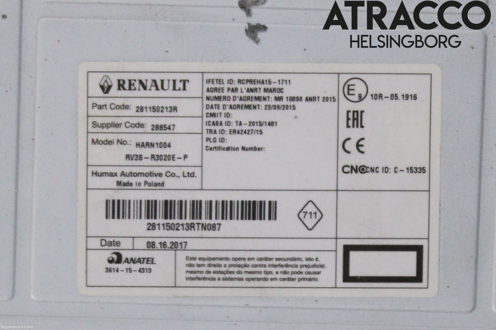 Mercedes-Benz MB CITAN (W415) 13-21 Stereo Radio