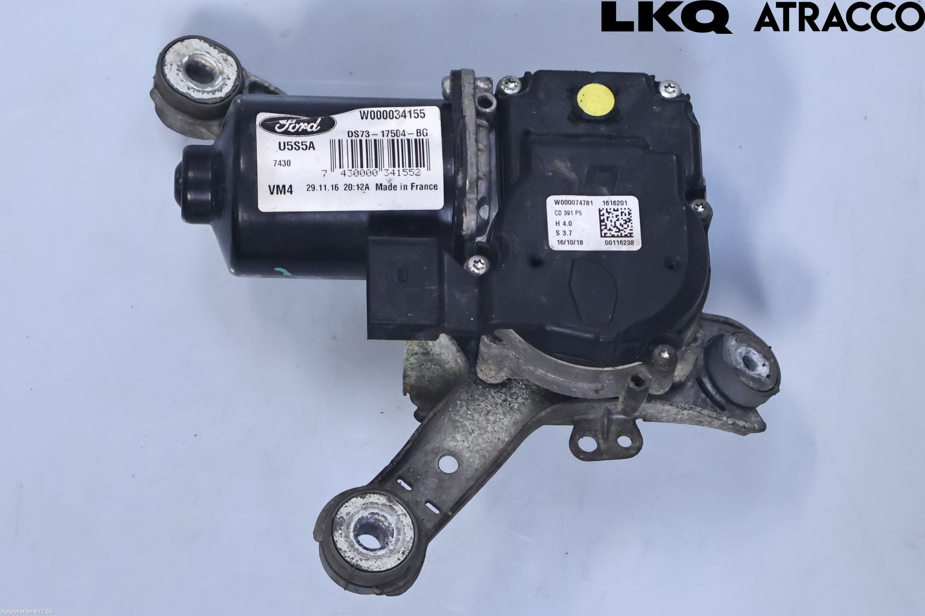 Ford MONDEO 15-22 Viskermotor Frontrute