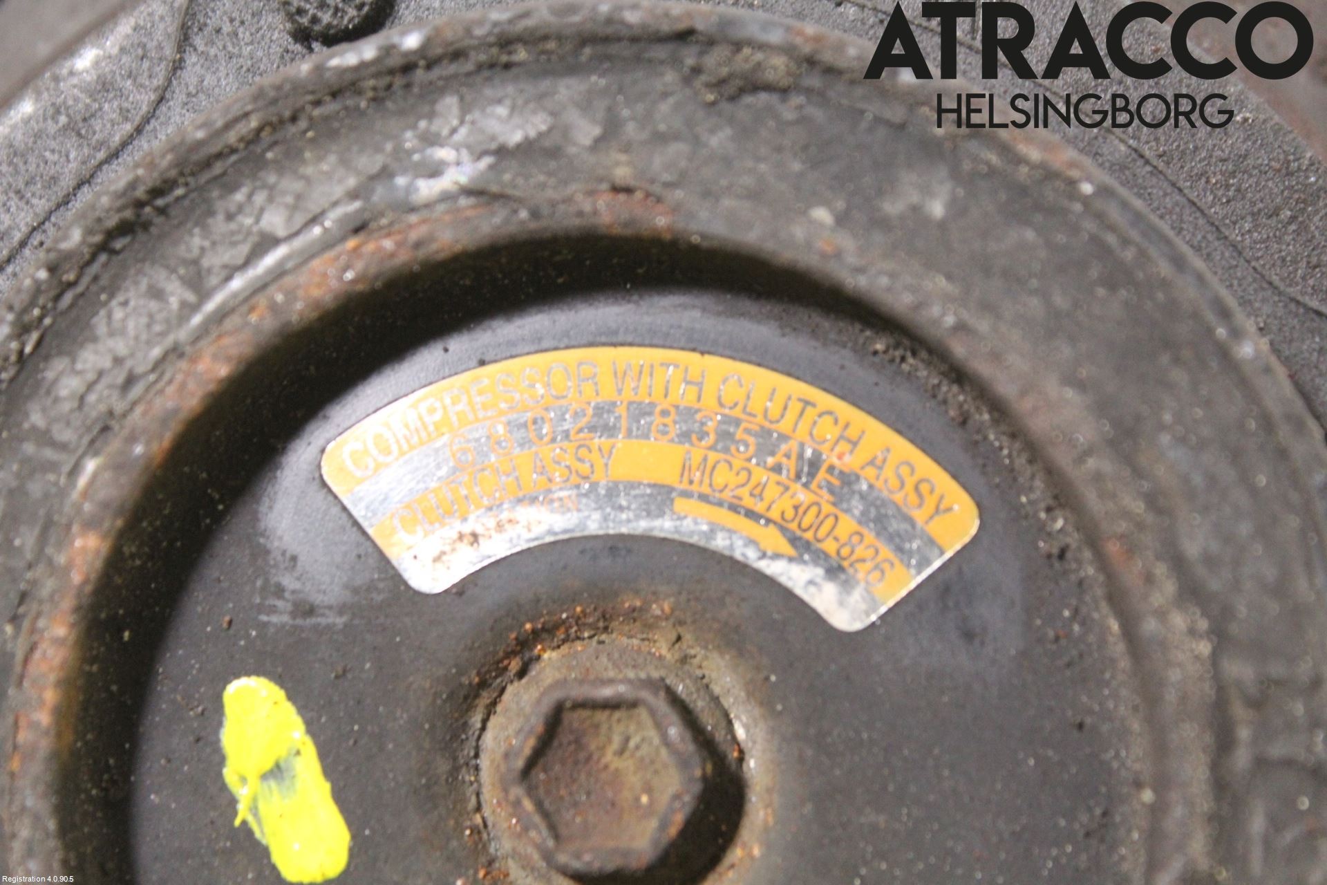 Jeep GRAND CHEROKEE 10-20 Varme Ac Kompressor