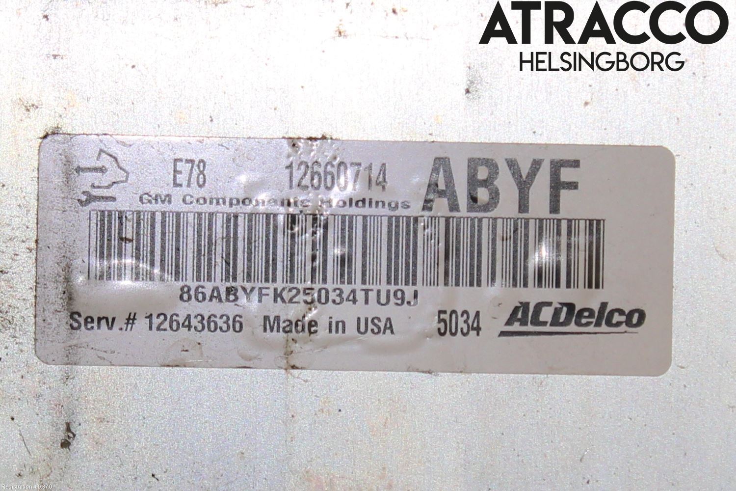Opel ASTRA J 10-15 Styreenhet Innsprøytning