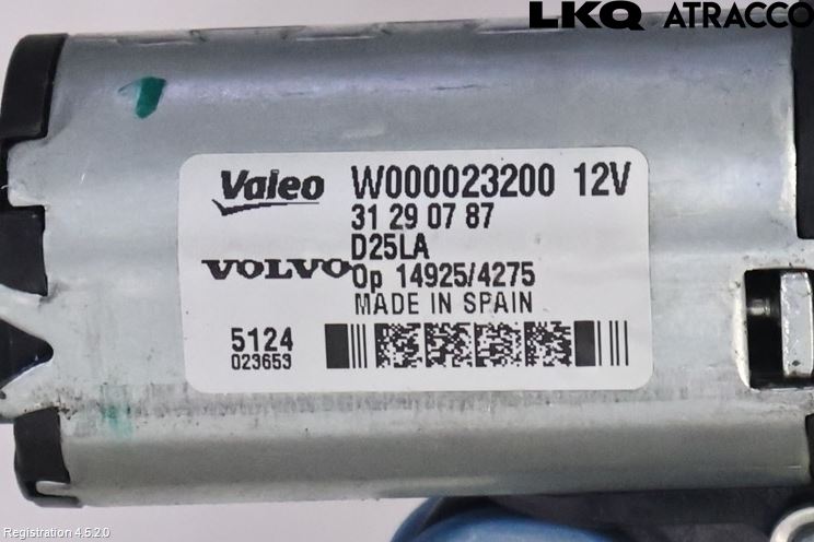 Volvo XC70 14-16 Viskermotor Bakluke