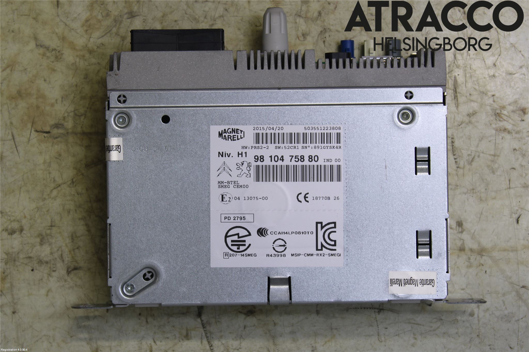 Peugeot 508 11-18 Stereo Radio