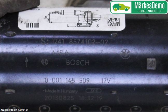 BMW 5 F10/F11/F18 09-17 Startmotor Diesel
