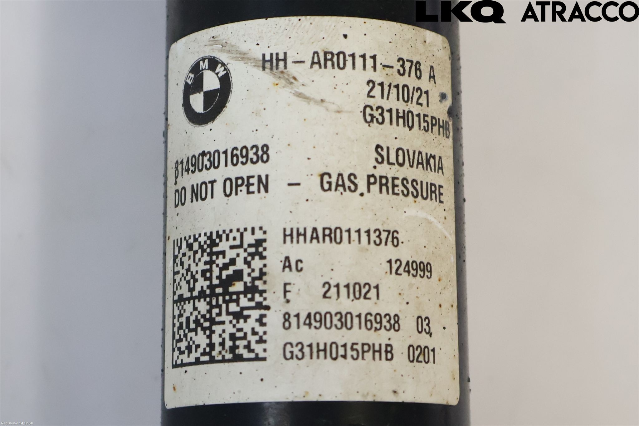 BMW 5 G30/G31/F90 17-23 Fjærbein Bak Venstre