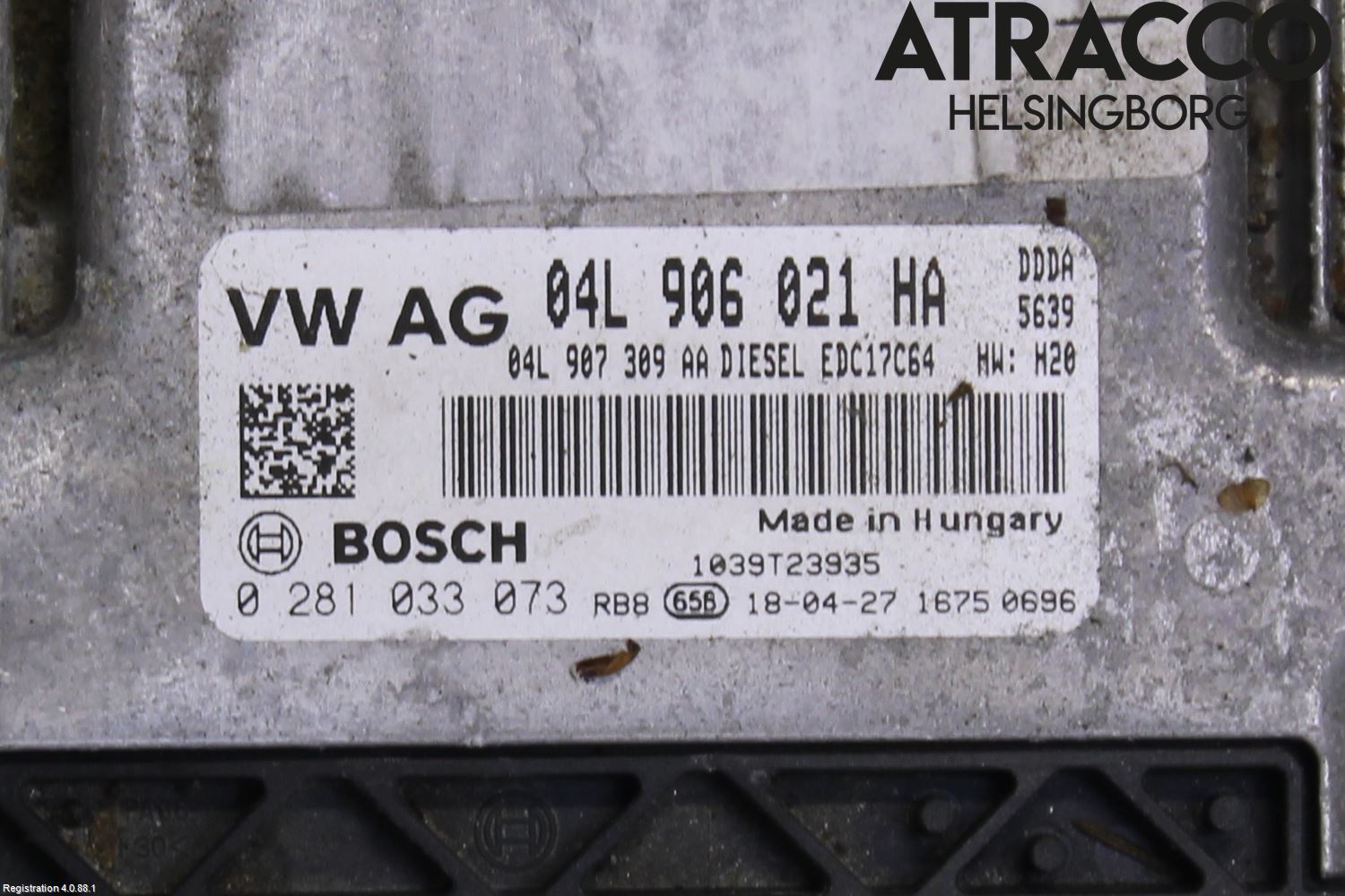 Audi A6/S6 4G 11-18 Styreenhet Dieselpumpe