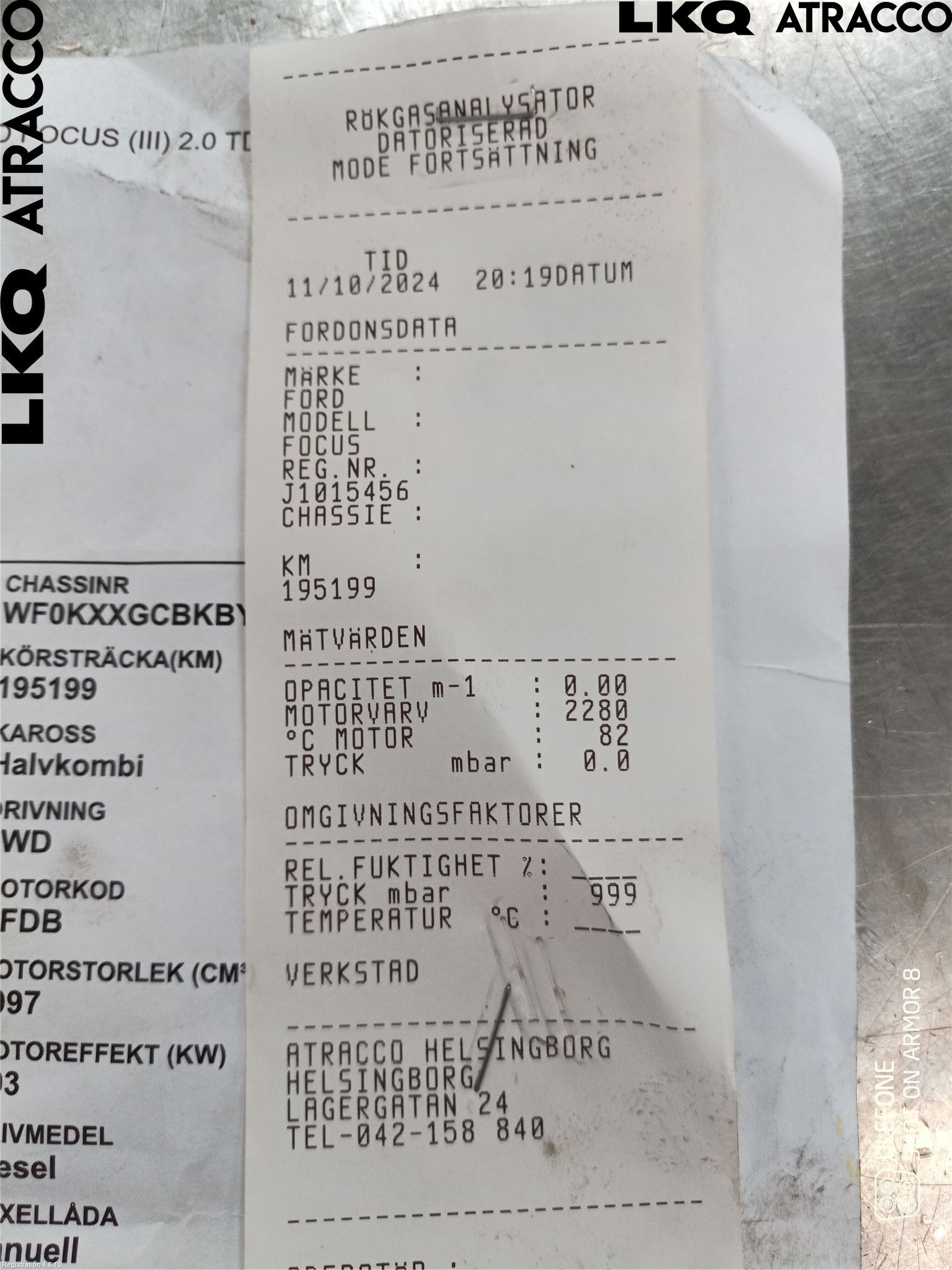 Ford FOCUS 11-14 Motor Diesel