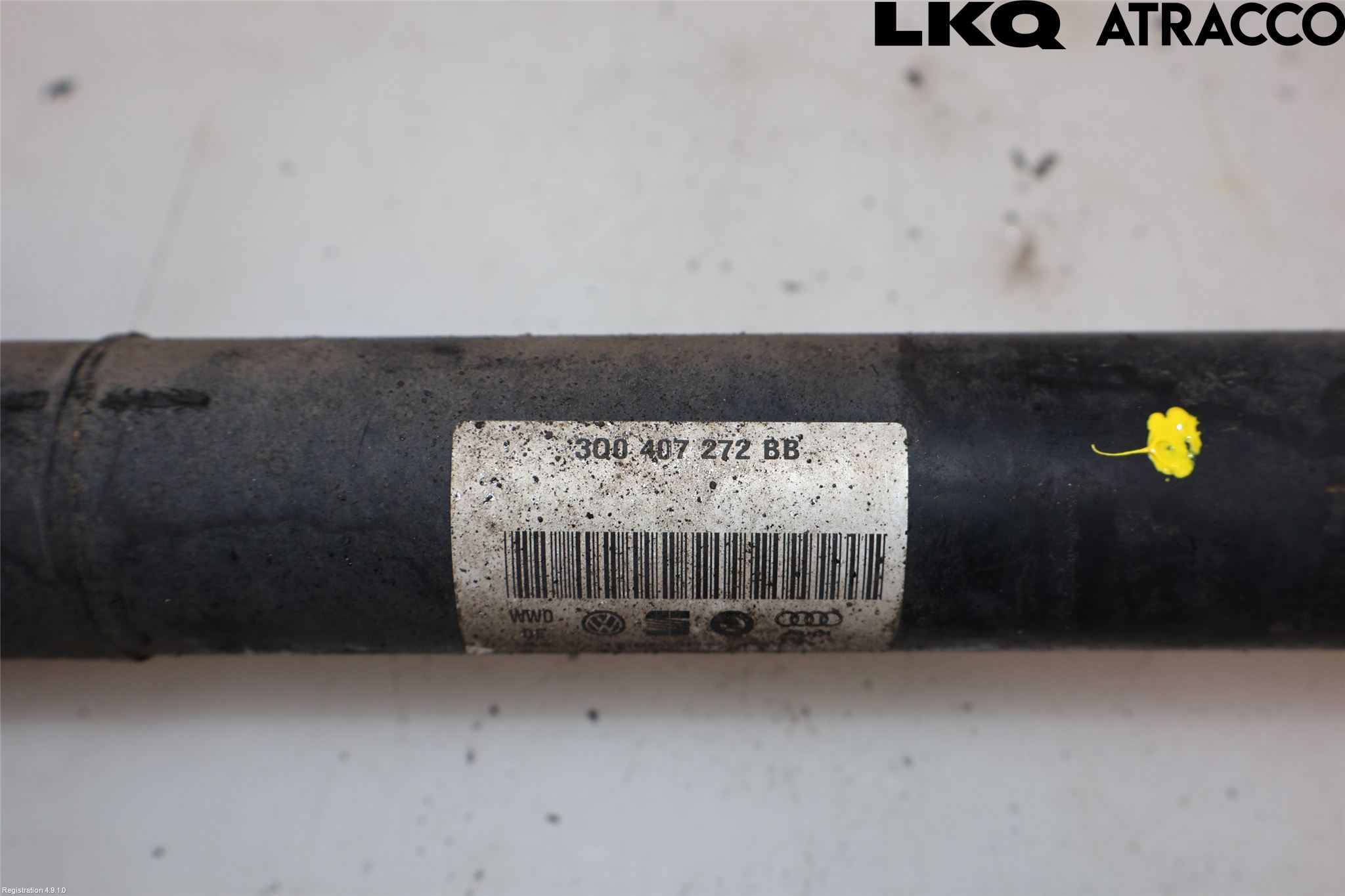 Volkswagen VW PASSAT 15-19 Drivaksel Foran Kompl Høyre