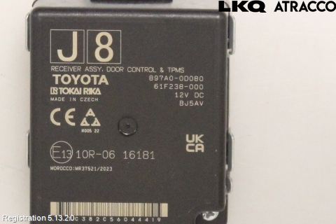 Toyota YARIS CROSS XP21 21- Styreenhet Dør