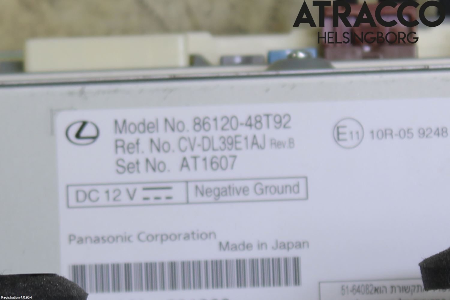 Lexus RX AL20 16-22 Stereo Radio Med Cd