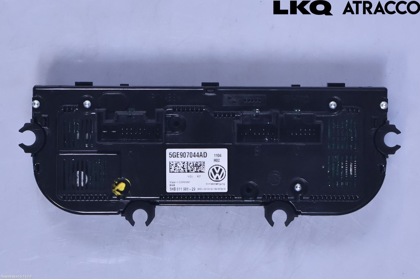Volkswagen VW GOLF / E-GOLF VII 13-20 Varme Ac Betjening-Display