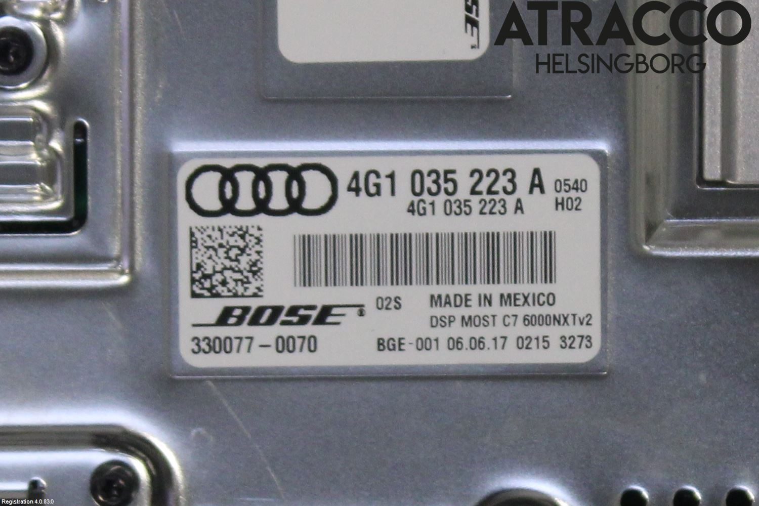 Audi A8/S8 4H 10-17 Stereo Forsterker