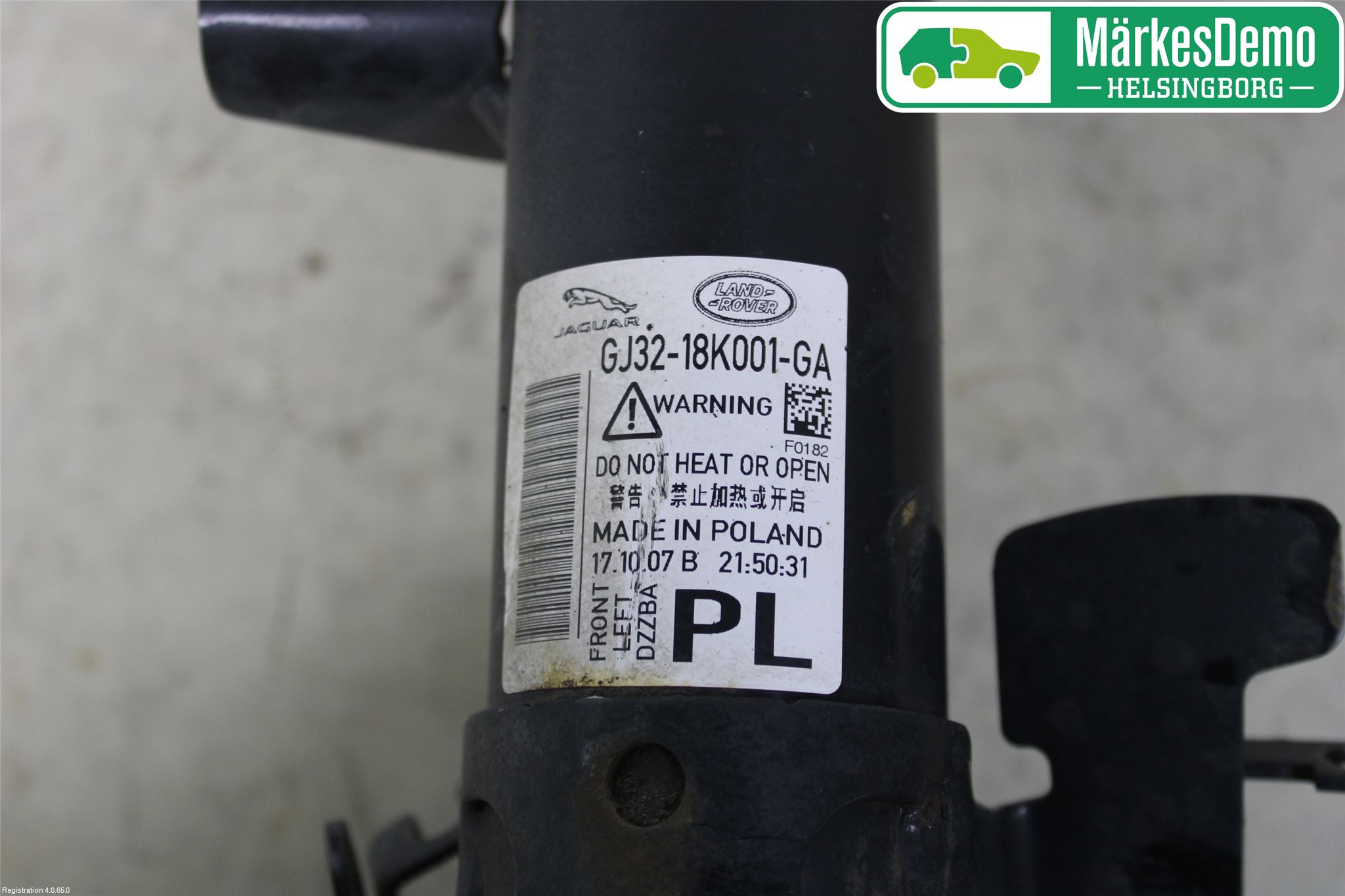 Landrover LAND ROVER RANGE ROVER EVOQUE (L538) 11-18 Fjærbein Foran Venstre