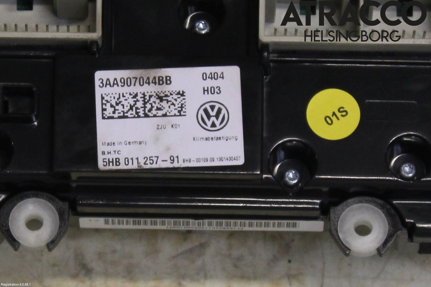 Volkswagen VW PASSAT 11-14 Varme Ac Betjening-Display