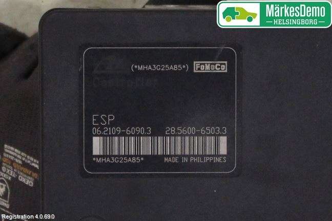 Mazda 2 (DE) 08-15 Abs Hydraulikkaggregat