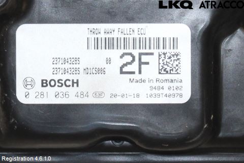 Renault KANGOO II 15-21 Styreenhet Dieselpumpe