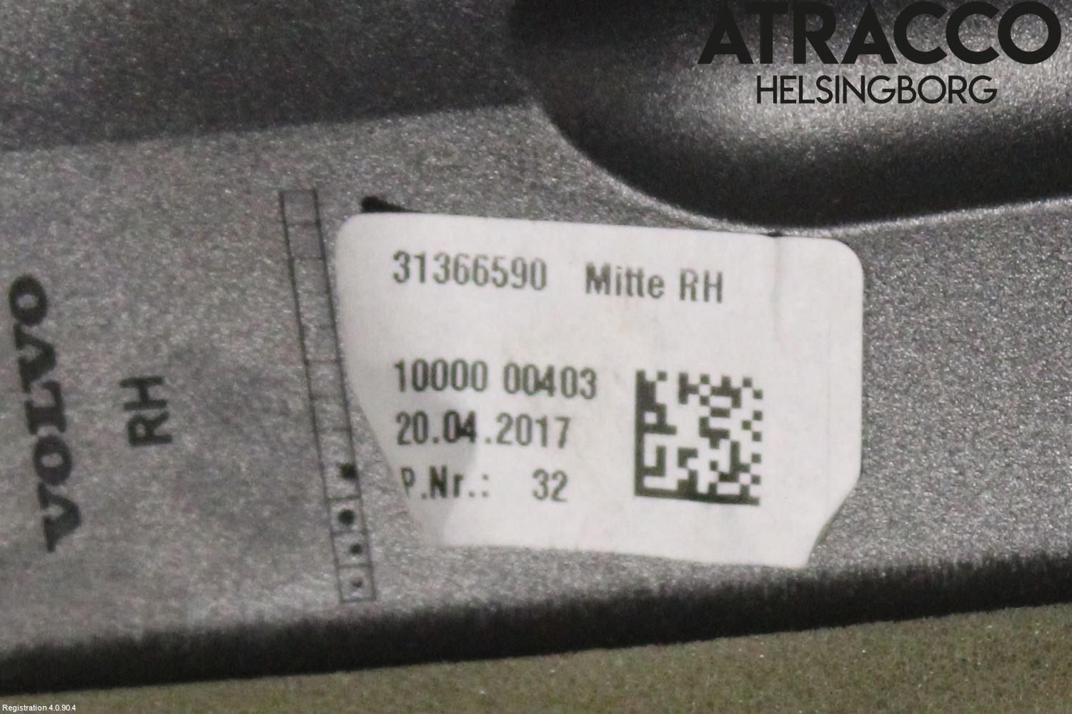 Volvo V90 17->> Dashbord Kanal - Dyse