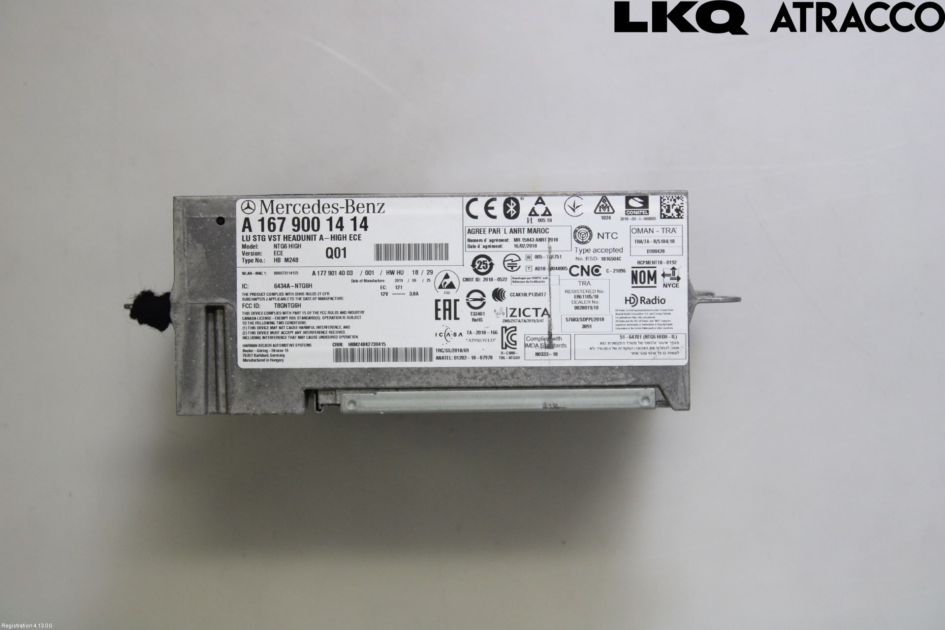 Mercedes-Benz MB A-KLASS (W176) 13-18 Stereo Radio