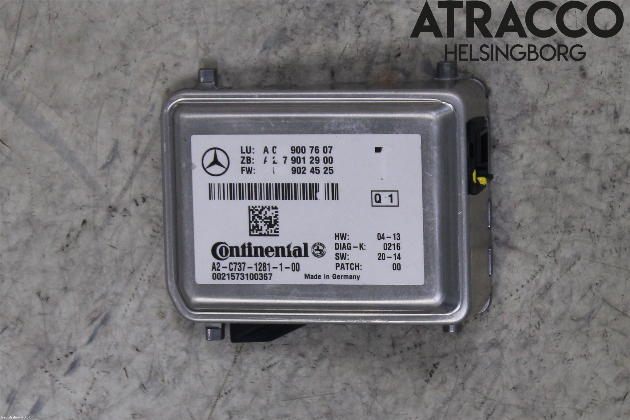 Mercedes-Benz MB CLA-KLASS (C117/X117) 13-19 Sensor Kollisjonsbeskyttelse