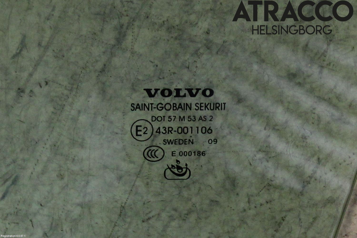 Volvo V70 08-13 Dørrute Foran Venstre 4 Dørs