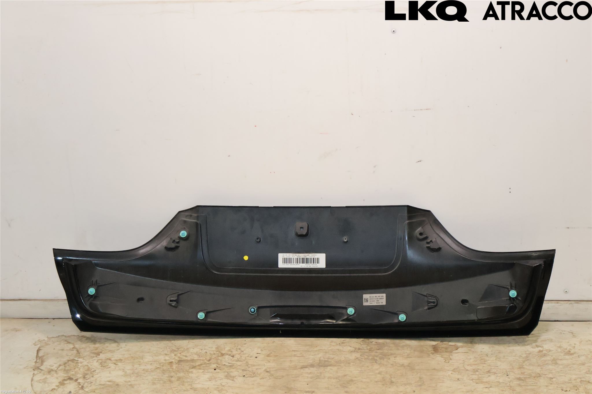 BMW 5 F10/F11/F18 09-17 Refleksplate - Skiltplate
