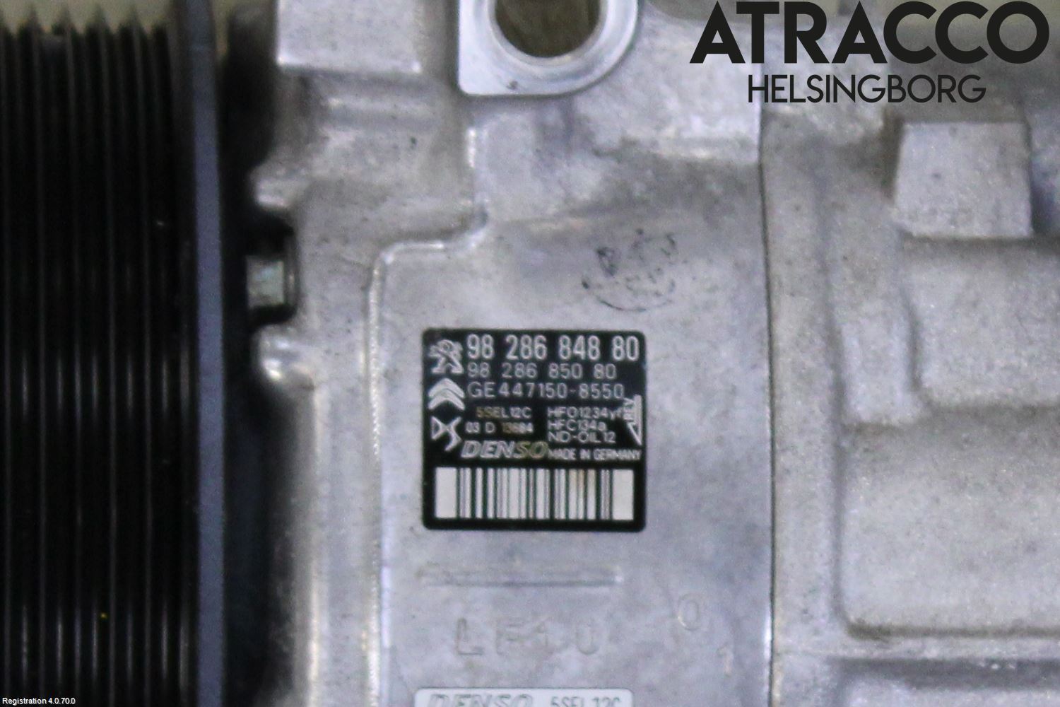 Peugeot 208/E-208 20- Varme Ac Kompressor