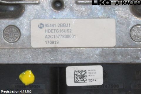 Kia NIRO (DE) 17-22 Styreenhet Gearkasse
